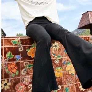 aerie Offline OG Foldover Super Flare Hi Rise Black XS